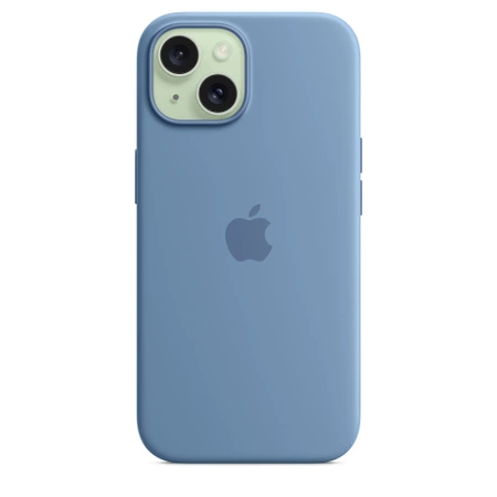 Originální pouzdro Apple - pevný obal na iPhone 15 MagSafe MT0Y3ZM modrý - nové, otevřené balení