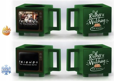 Kubek PRZYJACIELE FRIENDS termoaktywny 3D TV