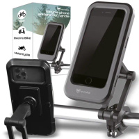Bike Phone Holder Handlebar Motorcycle Bicycle Waterproof 360 Degrees