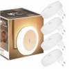 LED night light for contact with the twilight motion sensor SET of 4 pieces