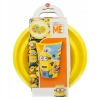 MINIONKI snídaňová sada do mikrovlnné trouby - talíř, miska, hrnek