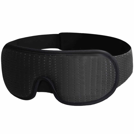 3D páska na oči prodyšná ergonomická maska černá