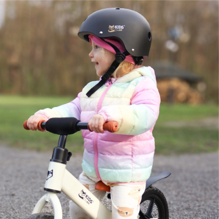 CHILDREN'S BIKE HELMET EVI KIDS for Bicycle, Skateboard, Roller Skates 48-55 cm (1-5 Years) - black