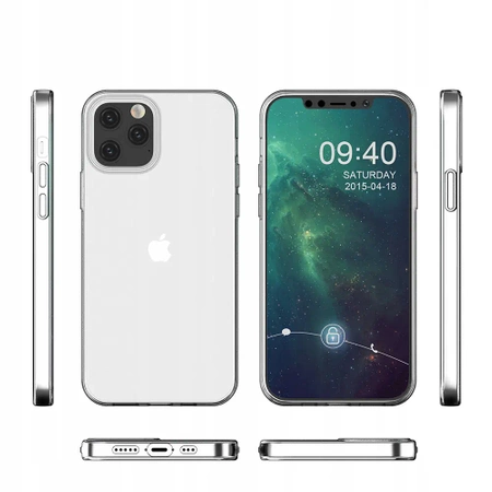 Protective phone case for iPhone 12 / 12 Pro - clear