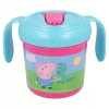 Non-spill training pig-shaped cup with handles for children - PEPPA PIG