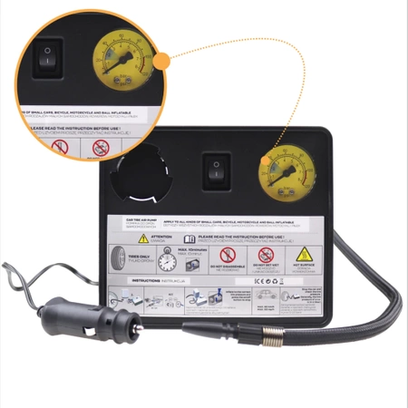 TIRE REPAIR KIT with 450ml SEALANT Quick Repair + COMPRESSOR