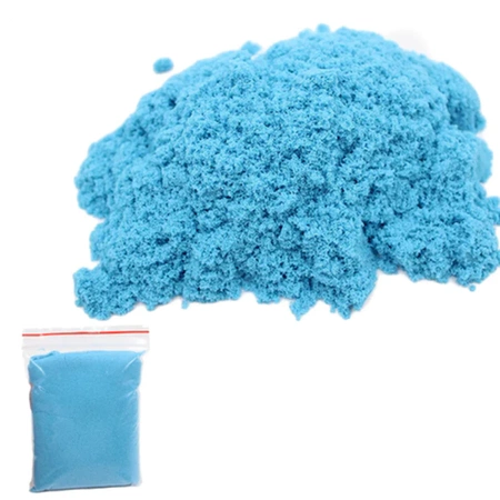 Piasek kinetyczny kinetic sand dla dzieci 1 kg magiczna piaskolina niebieska