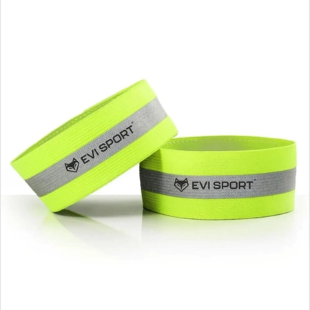 REFLECTIVE BAND Adjustable REFLECTOR for Running on Arm or Leg - 2 pieces