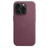 Originální obal APPLE trvanlivé pouzdro iPhone 15 PRO FINEWOVEN MT4L3ZM rubín
