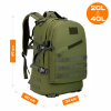 VOJENSKÝ TAKTICKÝ BATOH TURISTICKÝ SPORTOVNÍ TREKINGOVÝ DO HOR - ARMY GREEN