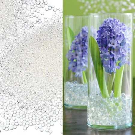 HYDROGEL GROUND Balls for flowers - colourless 50000 pieces