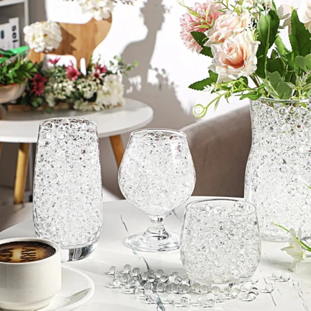 HYDROGEL GROUND Balls for flowers - colourless 50000 pieces