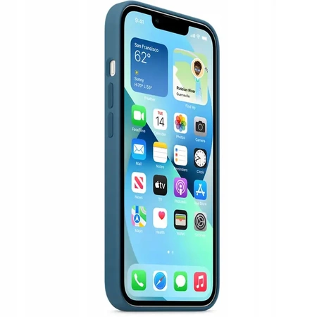 Oryginalne etui APPLE iPhone 13 Silikonowe - Błękitne (Blue Jay) - MM273ZM/A