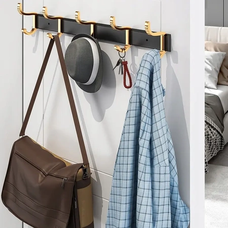 EVI HOME Premium LOFT bathroom hanger with handles, towel hooks