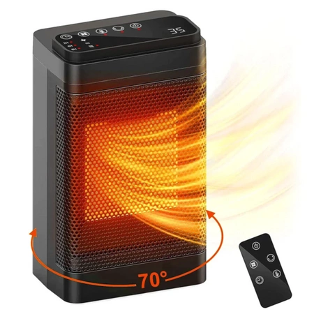 ELEKTRICKÝ KLAKON Keramický Sloupový OHŘÍVAČ 1500W LED Možnosti Časovače RC