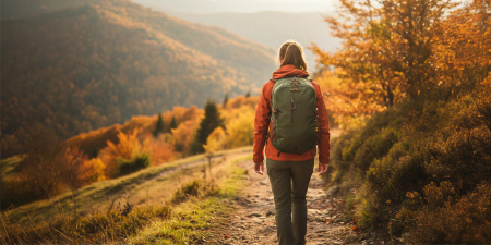 PLECAK TURYSTYCZNY TREKKINGOWY GÓRSKI 25L MĘSKI DAMSKI MOCNY W GÓRY ZIELONY