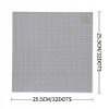 Construction board for LEGO STANDARD bricks - light grey