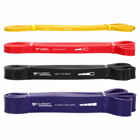 Resistance Bands for Pull-Up Exercises CrossFit SET 4 STRONG Bands + EBOOK