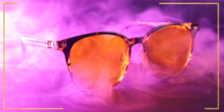 Computer Glasses Blocking 99% Blue Light, Anti-Blue Light, Black Case