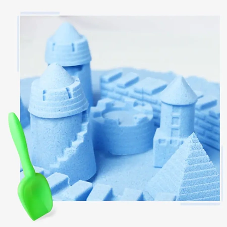 Kinetic sand toy for children 1 kg - BLUE