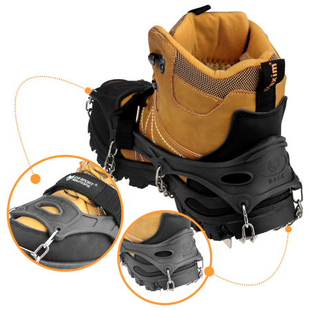 Non-slip shoe crampons, shoe crampons - trekking chains L 41-43