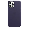 Originální kožené pouzdro APPLE iPhone 12 Pro Max MagSafe - fialové - MJYT3ZM/A