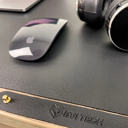 Ochranná podložka pod klávesnici a myš na stůl 60x35 cm - černá