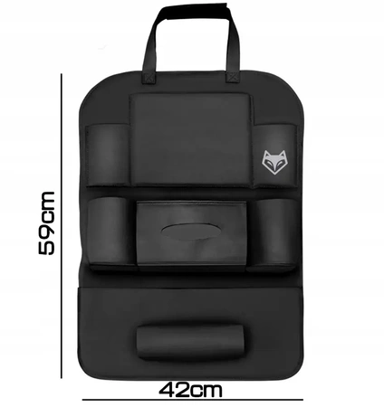 Organizér na autosedačku, ochranný potah sedadla Eco-leather