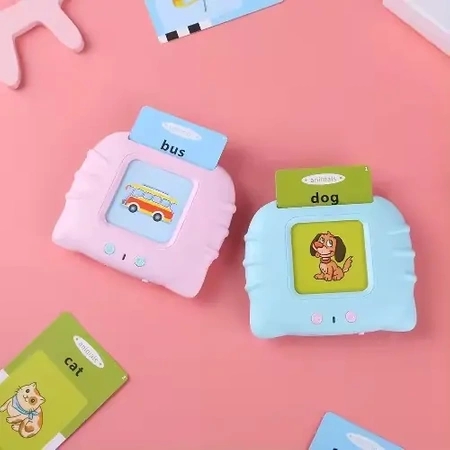 Educational card reader for LEARNING POLISH-ENGLISH 112 cards 224 words