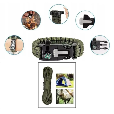 Mega XXL military survival kit with backpack and first aid kit, Survival 70in1