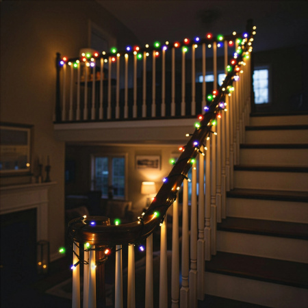 OUTDOOR CHRISTMAS LIGHTS 500 LED CHRISTMAS LIGHTS FOR CHRISTMAS TREE 35m XXL - MULTICOLOR