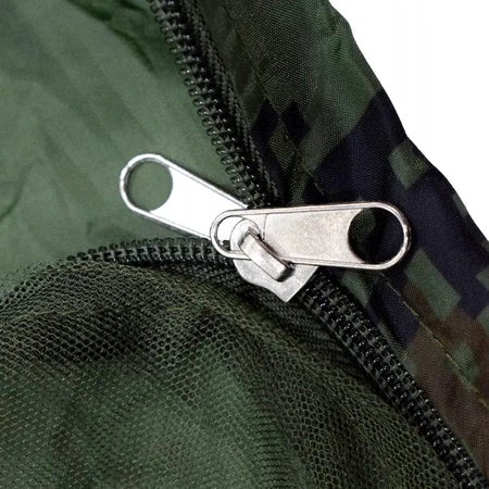 Zahradní houpací síť, turistická houpací síť s moskytiérou pro přežití pro dvě osoby