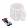 Creative LEGO Brick Mug with Starter Kit - White