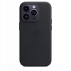 Genuine APPLE iPhone 14 Pro MagSafe Leather Case - Black (Midnight) - MPPG3ZM/A