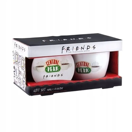 The Adventures of Friends mug - with Central Perk base
