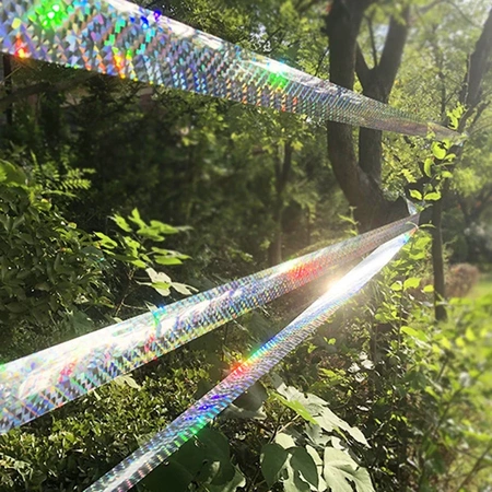 BIRD REPELLENT reflective tape 50m scaring away birds pigeons crows