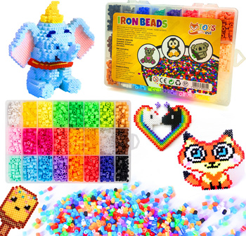 Koraliki do prasowania EVI KIDS IRON BEADS Maxi - zestaw XL ponad 4000 szt