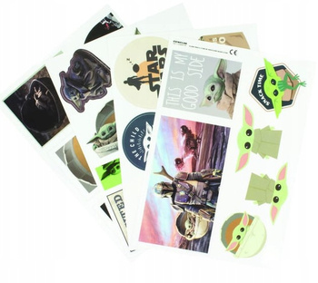 Naklejki MANDALORIAN THE CHILD na laptopa, tablet, telefon STAR WARS