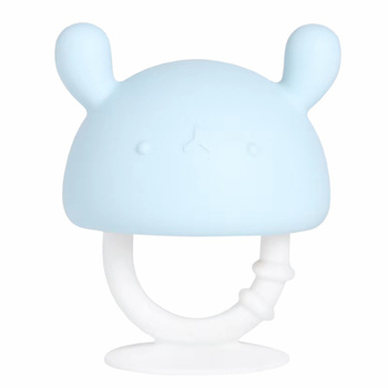 Gryzak logopedyczny - grzybek Teether mashroom zabawka sensoryczna niebieska
