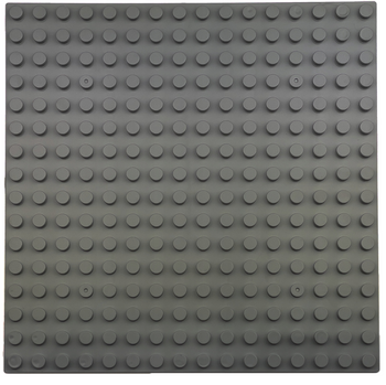 Duża PŁYTKA KONSTRUKCYJNA do klocków LEGO Duplo 16x16 kreatywna XL c. szary